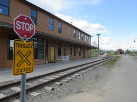 trolley sign