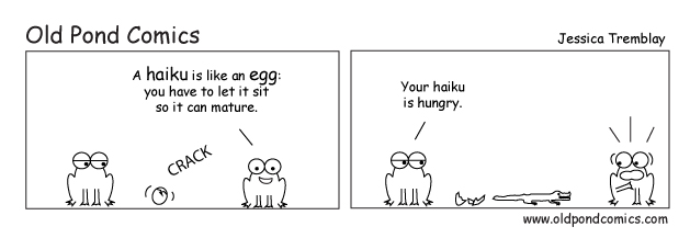 NaHaiWriMo 2: egg (illustrated by Old Pond Comics)